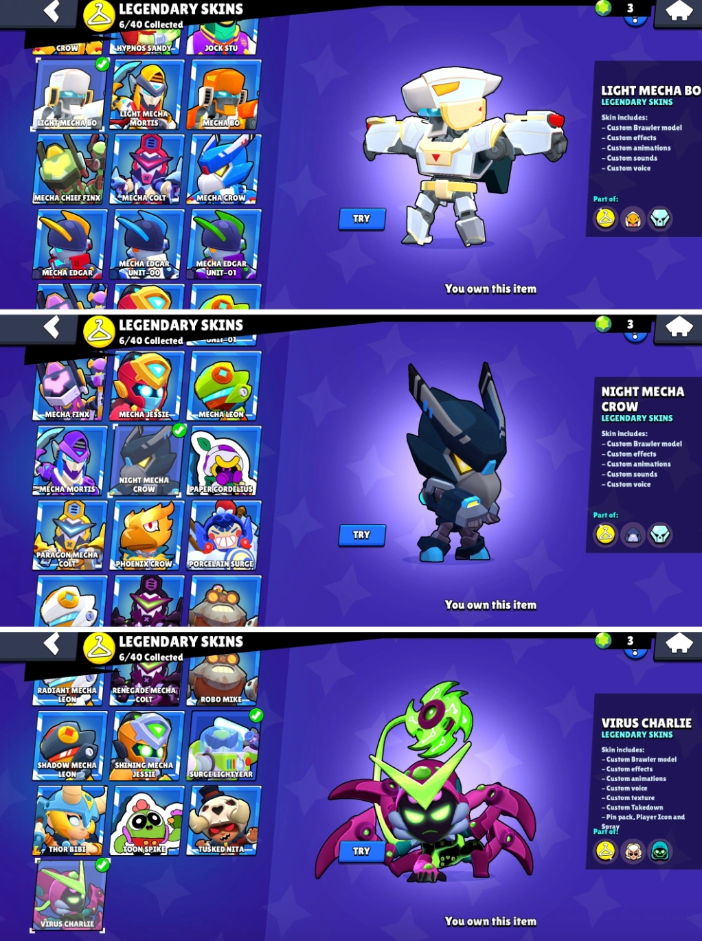 97 Brawlers • 325 Skins• Level 194 - Image 11