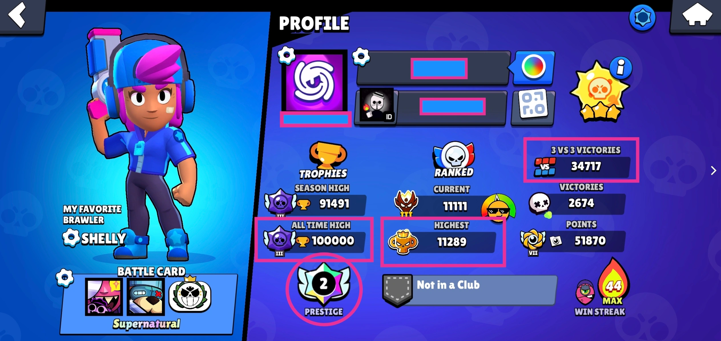 97 Brawlers • 325 Skins• Level 194 - Image 3